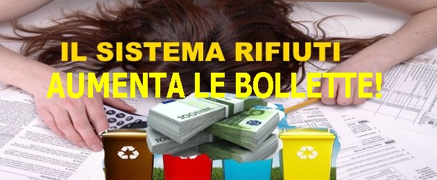 tari aumento bollette rifiuti spazzatura