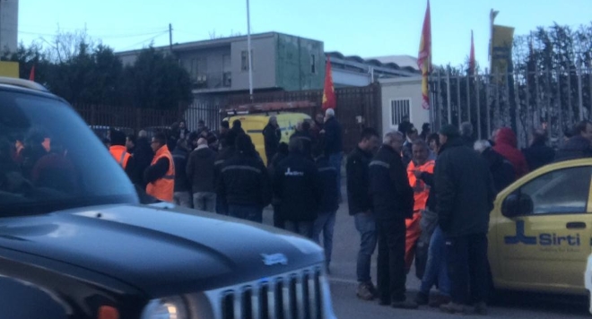 sirti casandrino proteste
